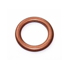 Bundpropspakning, kobber 21 mm
